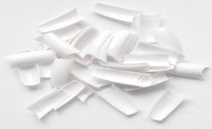 500pcs In A Pack French Nail Tips 10 Different Size White French False Nail X11357726586