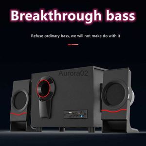 Datorhögtalare 2.1 Multimedia Bluetooth Audio System Home Theatre Surround Computer Active Combination Trähögtalare AUX USB CABLE POST TV PC YQ231103