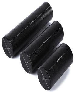 Partihandel-epp 30 cm 45 cm 60 cm Yoga Gym Övningar Fitness Massage Equipment Roller för muskelavslappning och fysioterapi Black7622842