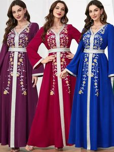 Ubranie etniczne Ramadan Abaya for Women Kaftans Kebaya Robe Femme Musułme muzułmańska długa sukienka Caftan Islamski Turcja Ubrania modlitewne Vestidos