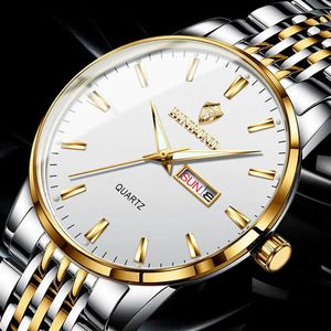 Wristwatches Fashion Watch Men Top Brand Luxury Waterproof Luminous Wristwatch Mens Sports Quartz Watches Date Week 231109