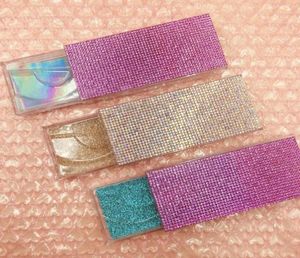 Selling Eyelash Packaging 10pcslot Rhinestone Lash Cases for 3d 4d 5d 6d Regular Mink Lashes8546613