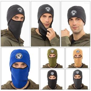 Berets Cycling Soft Polar Fleece Neck Warmer Windproof Hat Scarf Face Mask Headwear