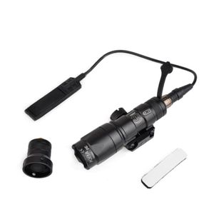 Airsoft Tactical SF M300 Mini Scout Light 250lumen lanterna tática com interruptor remoto montagem traseira para 20MM Weaver Rail1061156