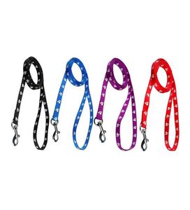 120cm Long High Quality Nylon Pet Dog Cats Leash Lead for Daily Walking Training 4 Colors Swivel Hook Pet Dogs Leashes DHL5860931