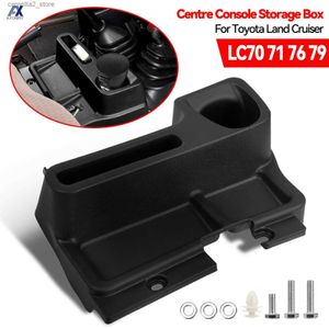 Organizer per auto Car Center Console Organizer Bracciolo Scatola di immagazzinaggio Vassoio Contenitore Porta pallet Parti per Toyota Land Cruiser LC70 71 76 79 Serie Q231109