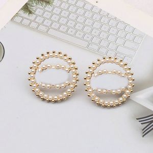 Designer örhänge Women Stud Earring Fashion Classic Luxury Earrings Gold Plated Letter Earrings Wedding Party Gift