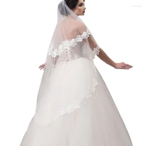 Bridal Veils Wedding Veil Double Cover Accessories Lace