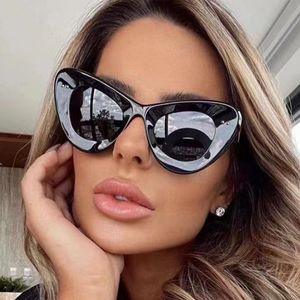 Nouveau sur la tendance des lunettes de soleil de créateurs de mode pour les femmes lunettes de soleil œil de chat lunettes pour la conduite vol plage lunettes léopard noir foncé UV400