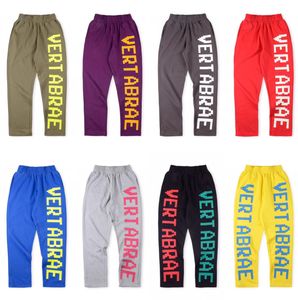 vertabrae sweatpants رجال رسائل ثلاثية الأبعاد الرياضية سراويل غير رسمية للرجال والنساء