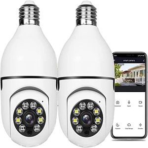 E27 Light Bulb Type Wireless Camera 1080P 360° Panoramic WiFi IP Camera
