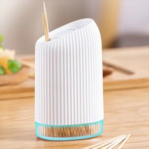 Toothpick Holders Portable Holder Pocket Dispenser Bucket Storage Box Home Living Room Dining Convenient Life 231108