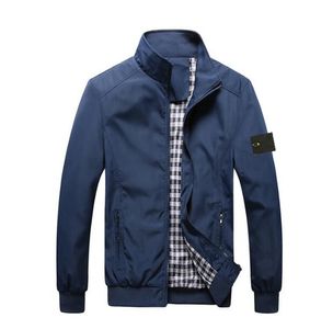 24SS Stone Jacket Island Fashion New Men's Designer Coat Winter and Autumn Baseball Slim Style Classic Casual Windbreaker Coat Zipper Coat