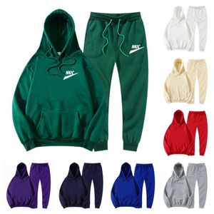 Tasarımcı Erkekler Trailsuit Sport Tech Polar Seti Hoodie Erkek Kadınlar Yeşil Setler Bahar Sonbahar Hoodies Pantolon 2 Parça Sokak Giyim Moda Kış Ceket Giysileri