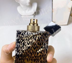 Lyx parfym för kvinnor män köln libre90 ml leopard tryck flask doft långvarig lukt naturlig spray6691992