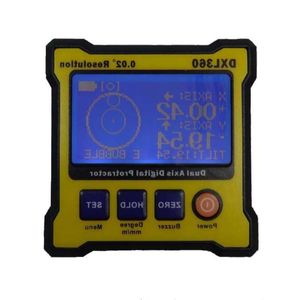Freeshipping Electronic level meter Dual axis digital protractor / level bar angle ruler DXL360 MOQ=1 free shipping Afwjp