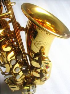JUPITER JAS-769 Nuovo Arrivo Alto Mib Tune Sassofono Ottone Strumento Musicale Lacca Oro Sax Con Custodia Bocchino Spedizione Gratuita