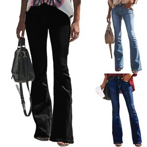 Jeans da donna Jean pagliaccetto per pantaloni da donna dritti giacca casual svasata alla moda da donna con felpa con cappuccio extra piccola