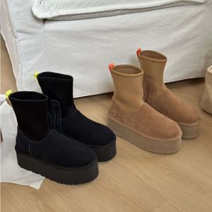 W Digper Uggies Snow Boot For Slides Sheepes Sheepers Sheerling Tazz New Men Winter Winter Ultra Platfor