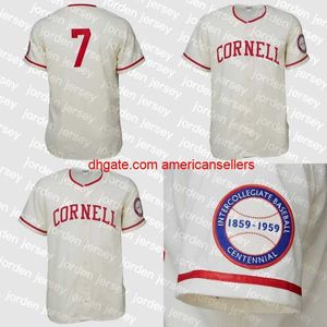 Baseball Jerseys Cornell Big Red 1959 Home Jersey Shirt Custom Men Women Youth Any Name And Number Double Stitche