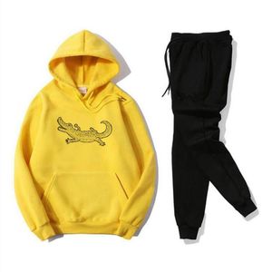 Herrbanor Autumn Women's Clothes Sportkläder Två stycken Set Men Jacket Sweatpants Brand Clothing Man Sweatsuit Sports Suits Make Jogging Suit Sets