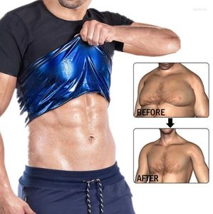 Men's T Shirts Sweat Sauna Body Shapers Vest Waist Trainer Tops Slimming Compression Shapewear Shaper Corset For Men Women Workout Shirt