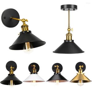 Wall Lamp Vintage Sconce Adjustable Brass Ceiling Light Fixture E27 Industrial For Loft Restaurant Bar El Cafe Bedroom