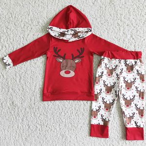 Conjuntos de roupas Boutique Meninos Roupas Hoodie Set Natal Moda Criança Bebê Menino Roupas Manga Longa Hoodies Top Outfits Crianças Roupas Meninos 231108