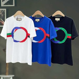 Nuovo set di abbigliamento sportivo a maniche corte da uomo e da donna del designer di lusso Camicia 23 anni Nuova maglietta a maniche corte con stampa a lettera allentata Etichetta t-shirt coppia