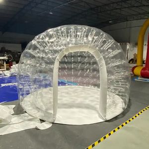 Özelleştirilmiş Bubble House Şişirilebilir Hava geçirmez Kamp Çadır Çift Kabarcık House Aile İşletme Arka Bahçesi Reklam Oteli Çift Katmanlı Ücretsiz Standlar
