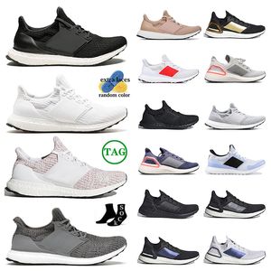 Triple White UltraBoost Running Shoes for Women Mens Ulta 4.0 5.0 UnltraBoosts Core Black Grey Size 13 Men Sneakers Outdoor Jogging Trainers 36-47