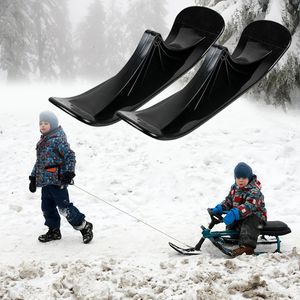 Snowboard Bindings Snow Scooter Ski Snowboards Kids Sled Scooter Children Electric Bike Ski Skate Board Cycling Universal Sled Skiing Board 231109