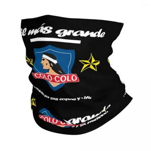 Schals Social Y Deportivo Colo-Colo Bandana Halsmanschette Campeon DE Chile Fußball Magic Schal Warme Gesichtsmaske Radfahren für Männer atmungsaktiv