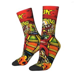 Herrensocken Crazy Sock For Men Ed Drawer Roth Tales Of The Rat Fink Cartoon Film Happy Qualitätsmuster Gedruckt Jungen Crew Nahtloses Geschenk