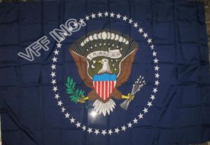 USA: s president President Seal Flag 3ft x 5ft polyesterbanner som flyger 150 90 cm Anpassad flagga utomhus8311493