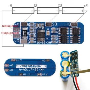 Freeshipping 2Piece/set PCB Protection Board Control Module 3 Series Lithium 18650 Battery Cell BMS PCB Protection Board Factory Price Ejrmv