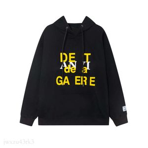 Winter Herren H Sweatshirts Hoodie Designer Galleryes Depts Gary Painted Graffiti Used Letters Gedruckt Lose Lässige Mode Männer Frauen 146