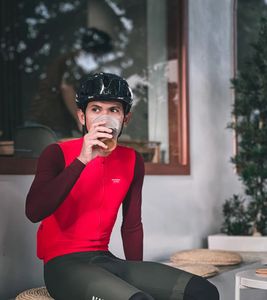 サイクリングシャツTOPS PNSサイクリングジャージー春秋バイクジャージーシャツROPA CICLISMO MTBロードバイクサイクリングトップロングスリーブ自転車服231109