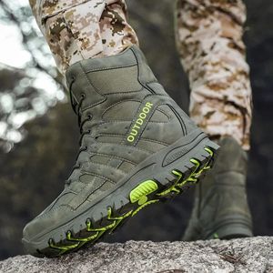 Boots Military Zip Tactical Outdoor Hiking Shoes for Men Antislip Desert Combat Army Male Wearresistant 231108