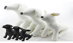 Bonitos novos modelos de torsos para animais de estimação Modelos de couro PVC Manequins para cães Roupas para animais de estimação Suporte SML DMLS001D LJ2011251863392