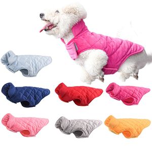 Dog Apparel Winter Dog Clothing Fashion Pet Thick Warm Velvet Dog Coat Windproof Jacket Dog Small Medium Large Dog Tank Top Perro Gato 231109