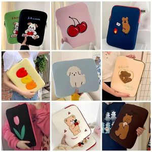 Evening Bags Cute Embroidery Design Laptop Sleeve Liner 11 13 14 15 156 Inch Cover for Air Ipad Pro 105 129 Notebook Pouch 231108