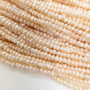 Pärlor naturliga sötvatten pärla 3mm pärlor högkvalitativ risform stans lös för gör smycken diy armband halsband tillbehör