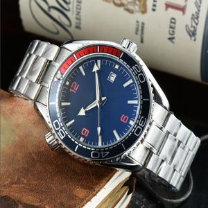 Mens 시계 고품질 디자이너 시계 Watches Montre 스테인레스 스틸 스트랩 남성 스포츠 자동 이동 시계 투명한 등