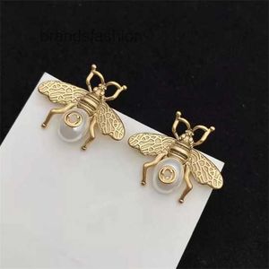 Designer-Ohrstecker aus Messing, Silbernadeln, antiallergisch, Bienenmarke, Ohrring für Damen, Hochzeiten, Partys, Geschenke, exquisiter Schmuck