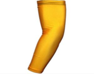 2pcs basketball yellow color pairs cycling sleeve baseball Outdoor Sport Stretch Arm Sleeve Extended armband cycling compression s3269873