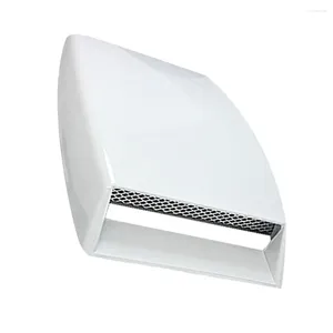 Universal Car Hood Scoop Racing Air Flow Intake Bonnet Vent Grille Cover (White) Vehicle Supplies