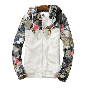 Women's Jacket's Hooded Jackets 2023 Spring Autumn Floral Causal Windbreaker Women Basic Coats Zipper Lightweight Famale 231109