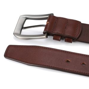 Klassisk mässingsbälte lyxdesigner Pearl Buckle Belts för herrkvinna Bälte jeans midjebälte