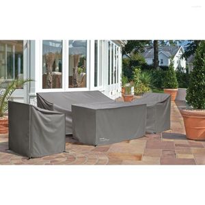 Aufbewahrungstaschen Outdoor Gartenmöbel Sofa oder Stuhl Staubschutz Regenschutz PVC Geeignet für Villa Hinterhof L-Form